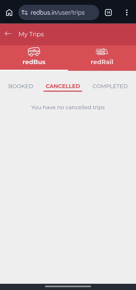bijweakash's tweet photo. @redBus_in @redBus_in the web experience is so bad that I don't even see the booked history.
Anyways I will Dm from the pdf I downloaded earlier. https://t.co/AE8FVPeqlq
