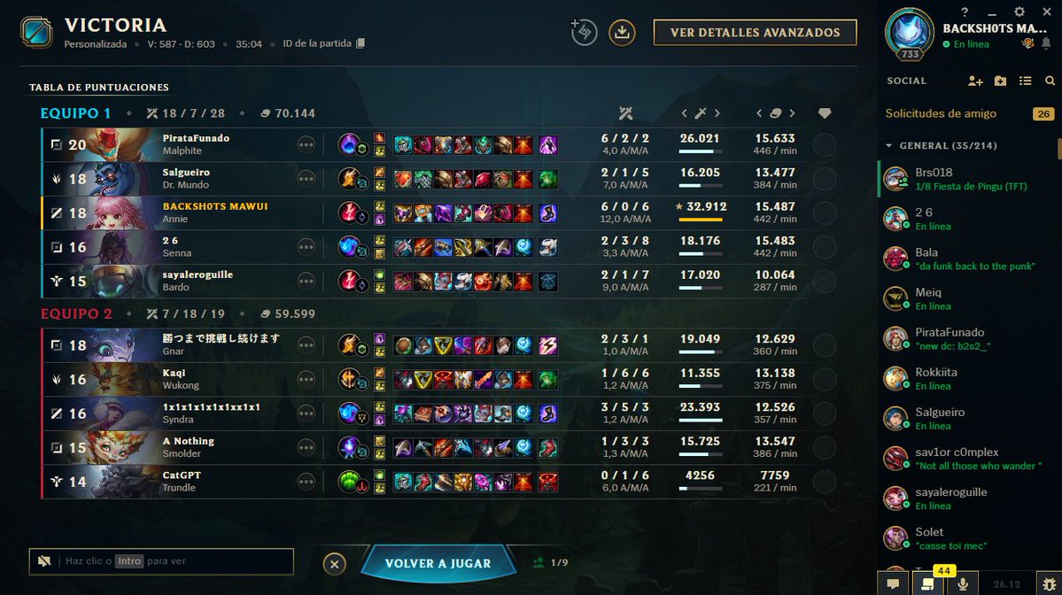 SureessMidlane's tweet photo. Primer closed clasificado con la suerte de no haber tenido que jugar contra byakkos

2nd time annie ya no se fallan ultis 

Gracias a todos los que os habéis pasado por twitch que no han sido pocos , nos vemos el 27! https://t.co/nvoQ8C8ipP
