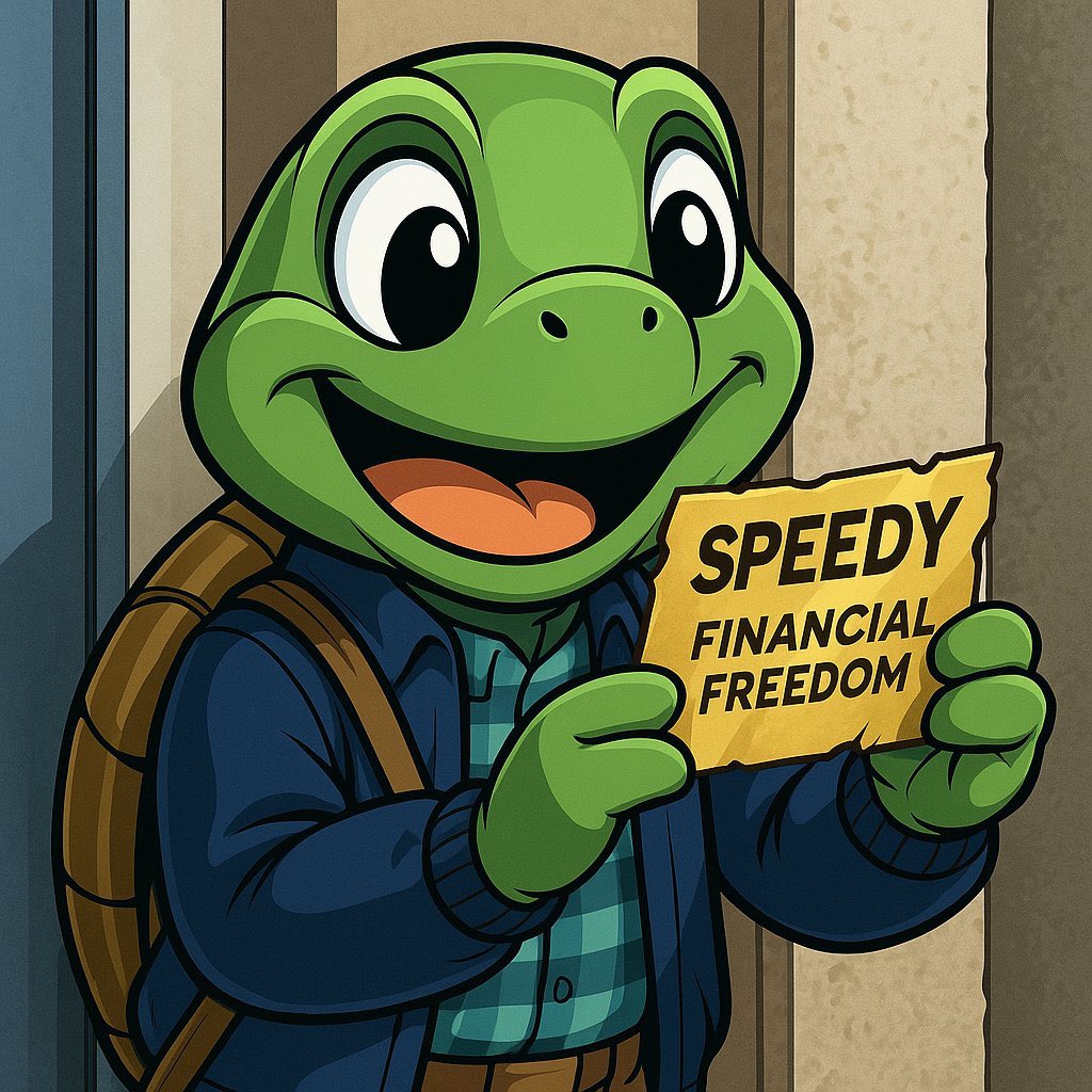 yblog71's tweet photo. @tvbzify Buy the dip on $SPEEDY
The turtle is in it for the long haul! Slow and steady will win the race in 2026 https://t.co/Ywt5d2WjLt