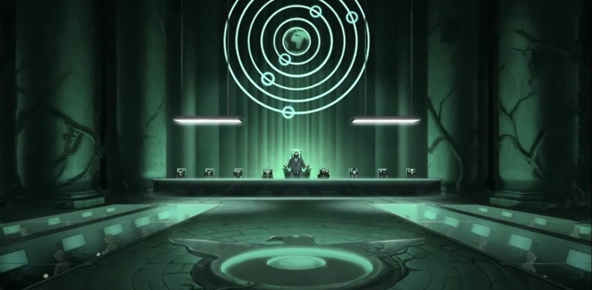 resurgamcfo's tweet photo. The Tribunal, a faction of elites that operate in the shadows, poses not only a threat to Dethklok and the Revengencers- but to the entire world as we know it. They aim to establish a “New World Order” with an entity not of this planet at the head. https://t.co/GyTGjcI43o
