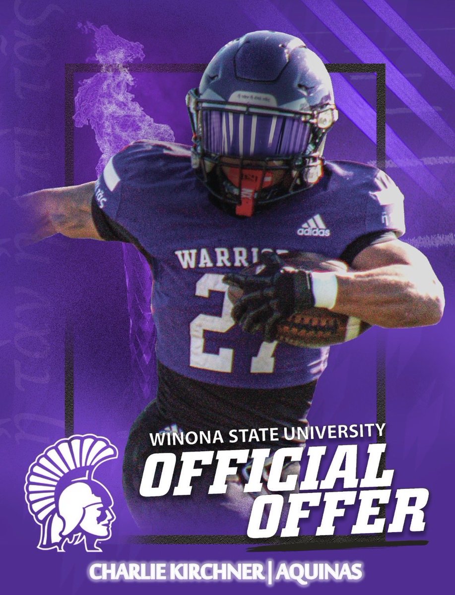 CharlieKir78641's tweet photo. Finished up my third camp of the week at NDSU . I am excited to receive another D2 offer to Winona State!!!!!
@WinonaState_FB 
@CoachHoleton 
@WSU_CoachMiller 
@MJ_NFLDraft https://t.co/ikobOhd1TZ