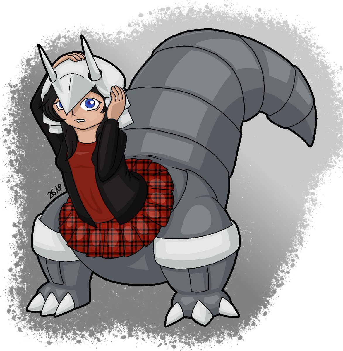 AlbinoPachirisu's tweet photo. the thirty second prize from my discord server was an Aggron TF won by jenmaster on discord #TFTuesday #TFEveryday #transfur https://t.co/rXdxkBh9tW