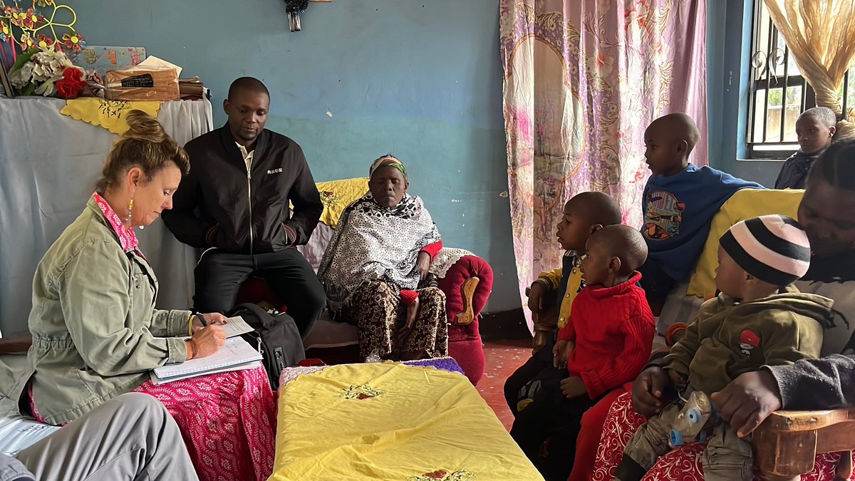 ProjectRehema's tweet photo. Kelli Solsma, President of Project Rehema, and her son, Fr. Alex Solsma, are in Tanzania visiting our families. Today, they also visited Mama Babu, Mama Rosie, and Bibi Safina in the village of Monduli Juu. https://t.co/yoDxgKo7Sp