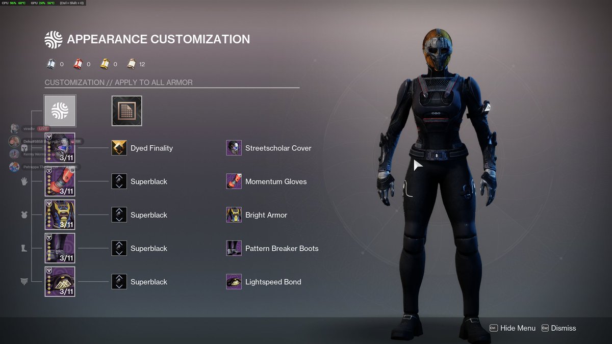 kremunist's tweet photo. Somerset gimp fashion 
#Destiny2 https://t.co/UT4E54MXSt