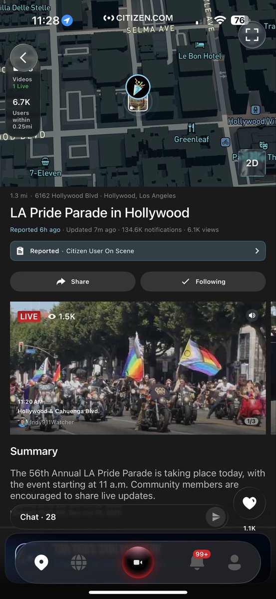 smallcowboyhat's tweet photo. getting citizen notifications for pride like a crime is occurring 😭 well… i mean… https://t.co/pzgqgo8QXv