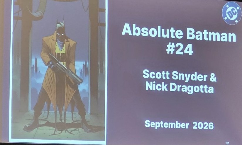 dcuworld's tweet photo. Scott Snyder and Nick Dragotta talk about the design of Barbara Gordon as The Bat

-She's not Batgirl, she's The BAT!
-Barbara is the only person that knows Batman didn't kill her Father. While Bruce is going into a Spiral due to Scarecrow. She takes up the mission to avenge her father.
-She wears her dad's coat. Also uses Alfred's shotgun that Bruce repurposed to shoot batarangs so its non-lethal but super badass. 
-Her Day Job is still a Cop and at night is when she goes out as The Bat to get things done.
-When you see her with the coat off, she is buff. She looks like an MMA Fighter, she's got a Tank top that's almost a Kevlar with a Bat Symbol on it. 

Via:@thechrisanton