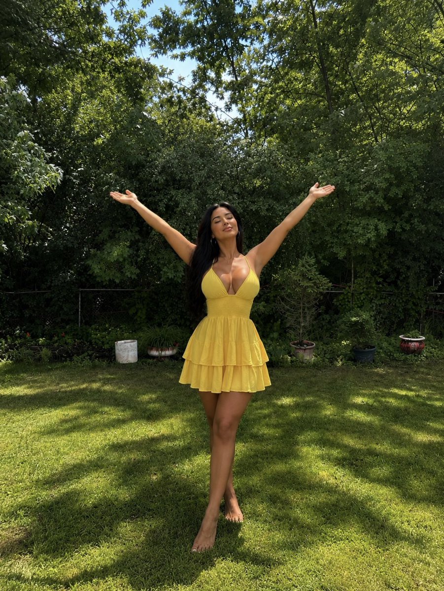 OfficialIvyDiaz's tweet photo. Today feels good 🦋🤗 #freespirit #bloomingdays https://t.co/e4FtaMLSbt