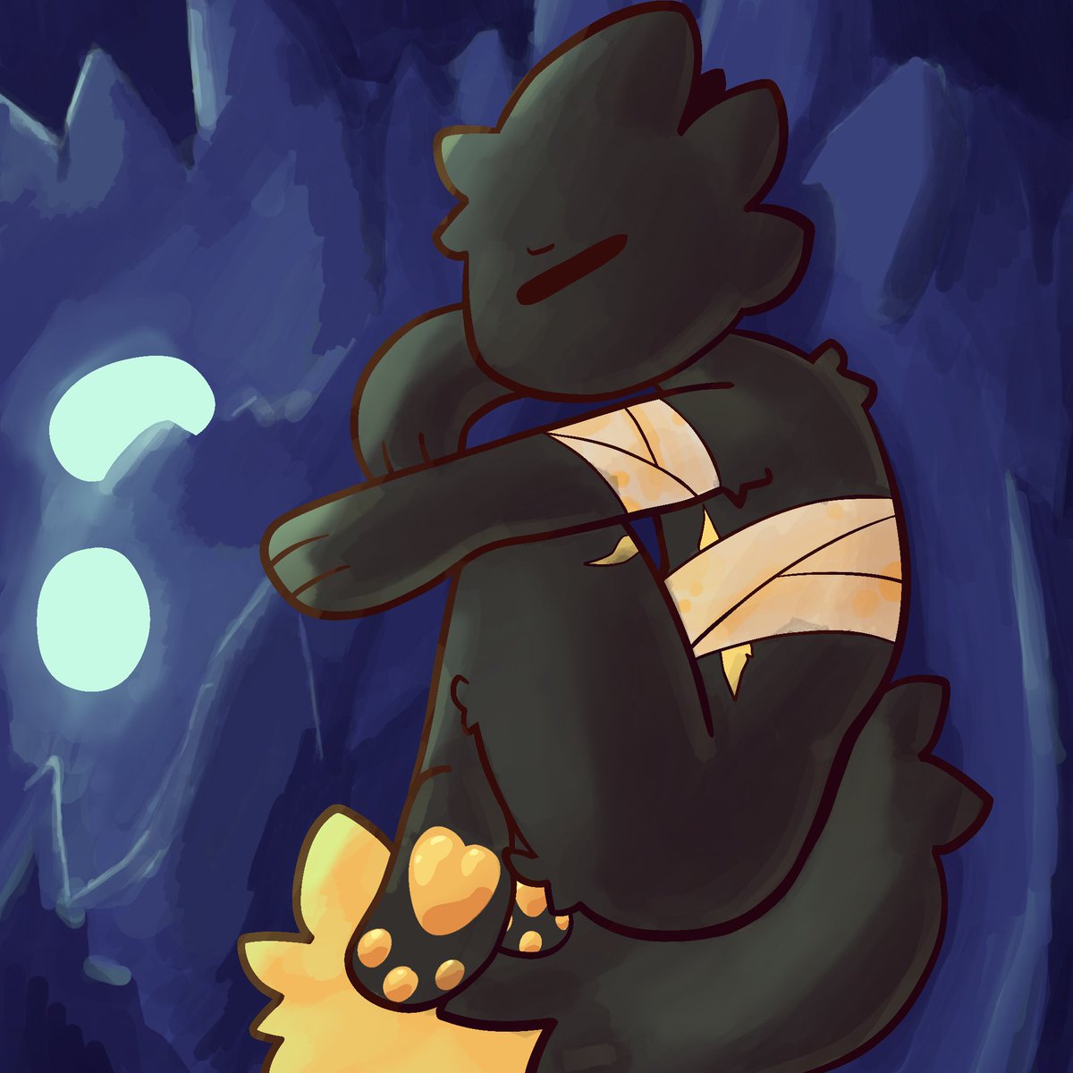 saschacooler's tweet photo. sleepy expie ^^ https://t.co/gAZL36eOrB
