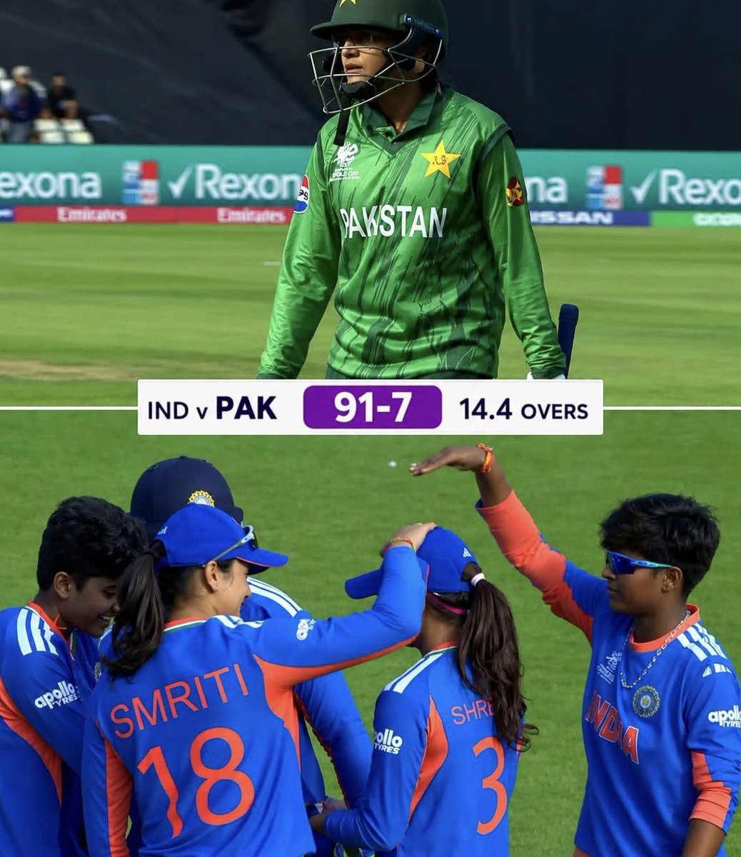 PathanBhaiii's tweet photo. Pakistan wickets are falling like their Airbases 💥🇵🇰 ✈️ 

Congratulations India👍🏻 https://t.co/vTe9ZIgYUF