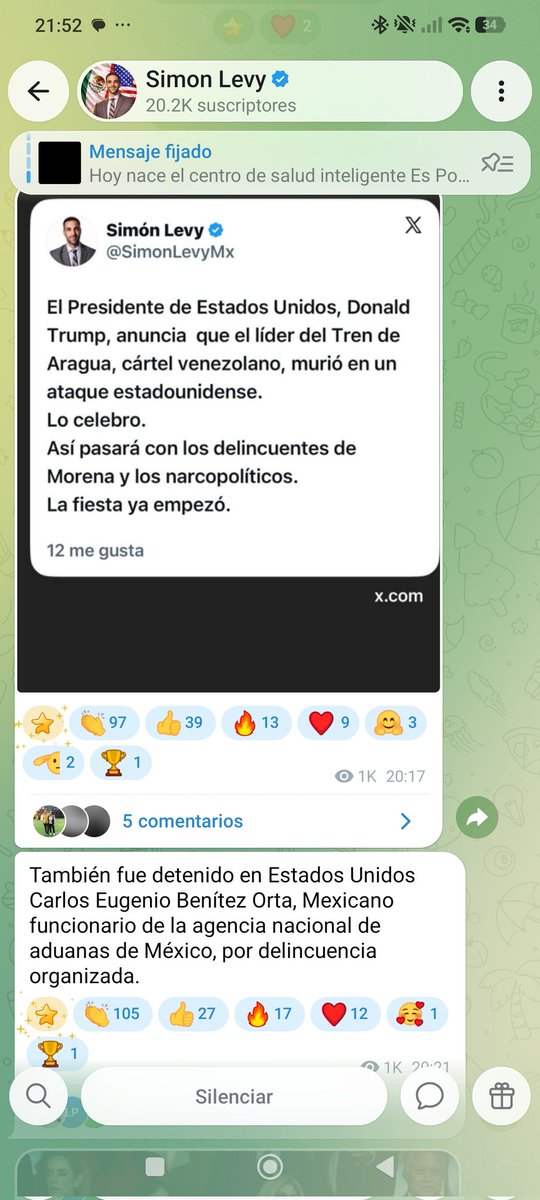 carranza_tovar's tweet photo. Celebra los asesinatos este sionista no odia a México y cuando allá asesinatos de mexicanos igual se va alegrar. Miserable @SimonLevyMx es uno de los que arman los cuentos para la embajada. Le pagan por ello y llora cuando lo regañan por no influir en la opinión pública. Asesino https://t.co/GgsmVZnWqM