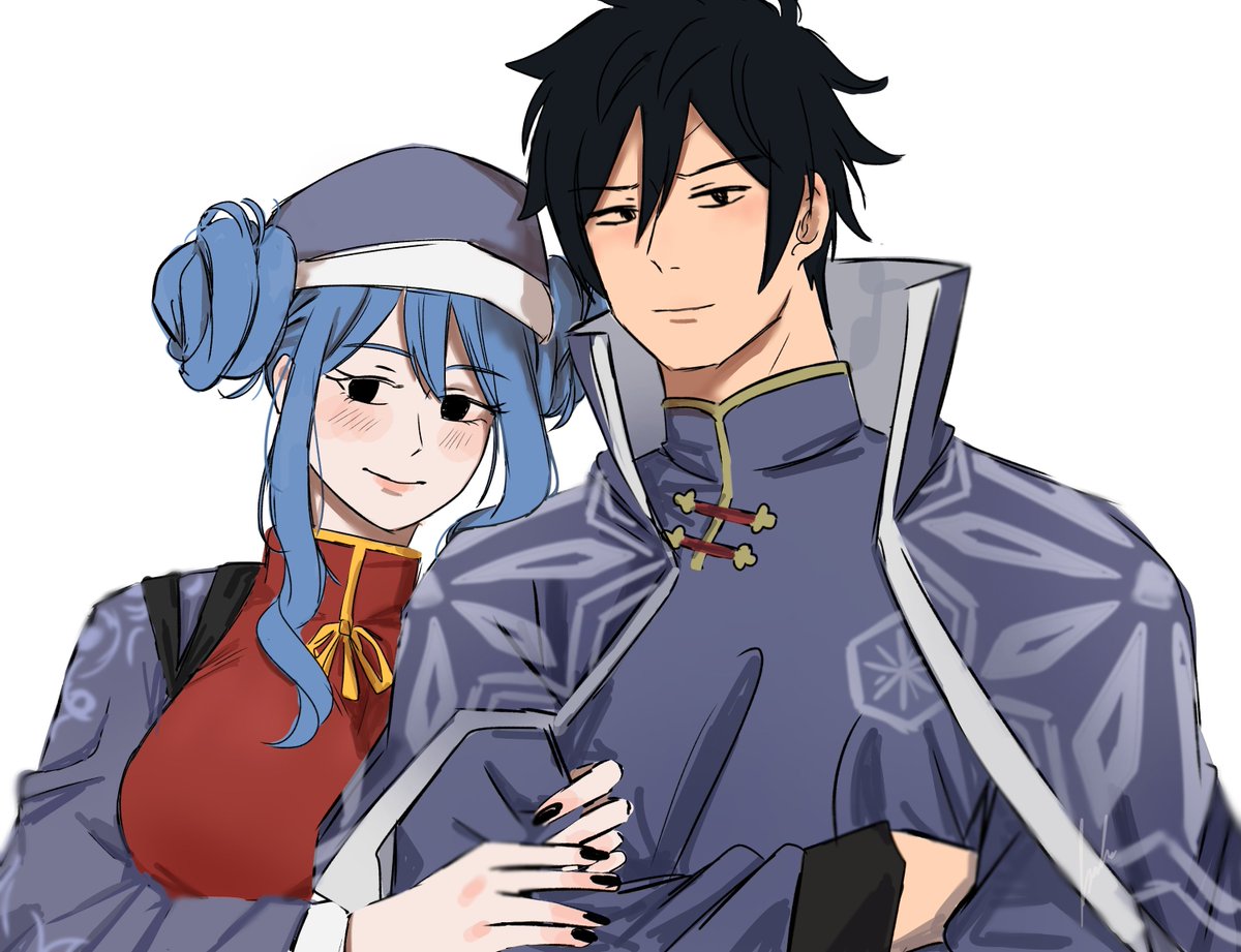hakoshrimp's tweet photo. Never beat matching couple allegation

#fairytail #gruvia https://t.co/u6NN884dsS