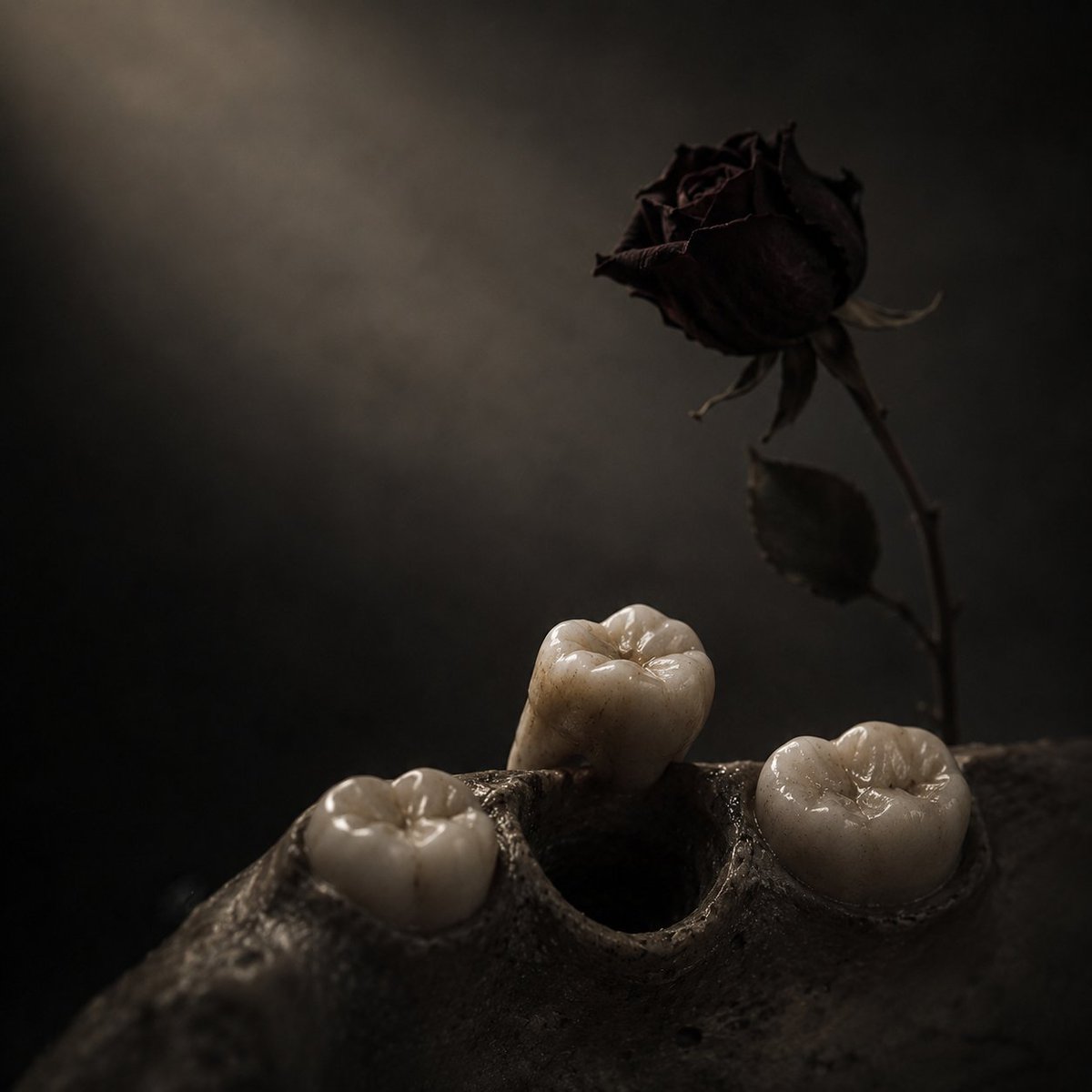 AmalHamd57047's tweet photo. إذا أزعجك الفراغ الذي تركه الضرس الذي فقدته فلا تنسى أنه كان يؤلمك..🖤🥀 https://t.co/ZIm6OqNkyJ