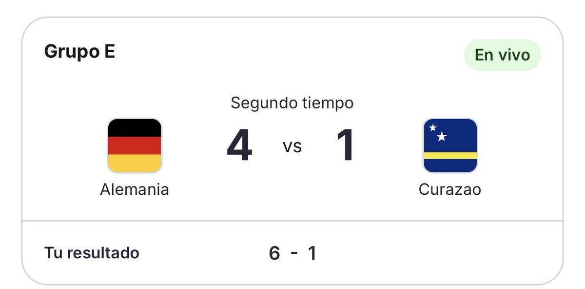 NachoAlarcon9's tweet photo. Si le pego a este resultado merezco ganar el prode https://t.co/Ex9xGiKDDv