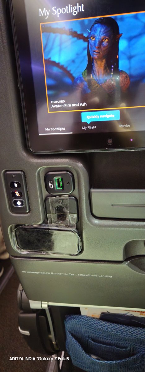 aditya_indian3's tweet photo. Travelling from #singapore to #delhi from @SingaporeAir SQ402
but unfortunately the headphone jack point is faulty &amp; the Crew is not willing to upgrade my seat &amp; just offering us SGD 75 as compensation voucher in my email after landing.
Such a #premium #airlines &amp; no maintenance. https://t.co/W3djeaplER