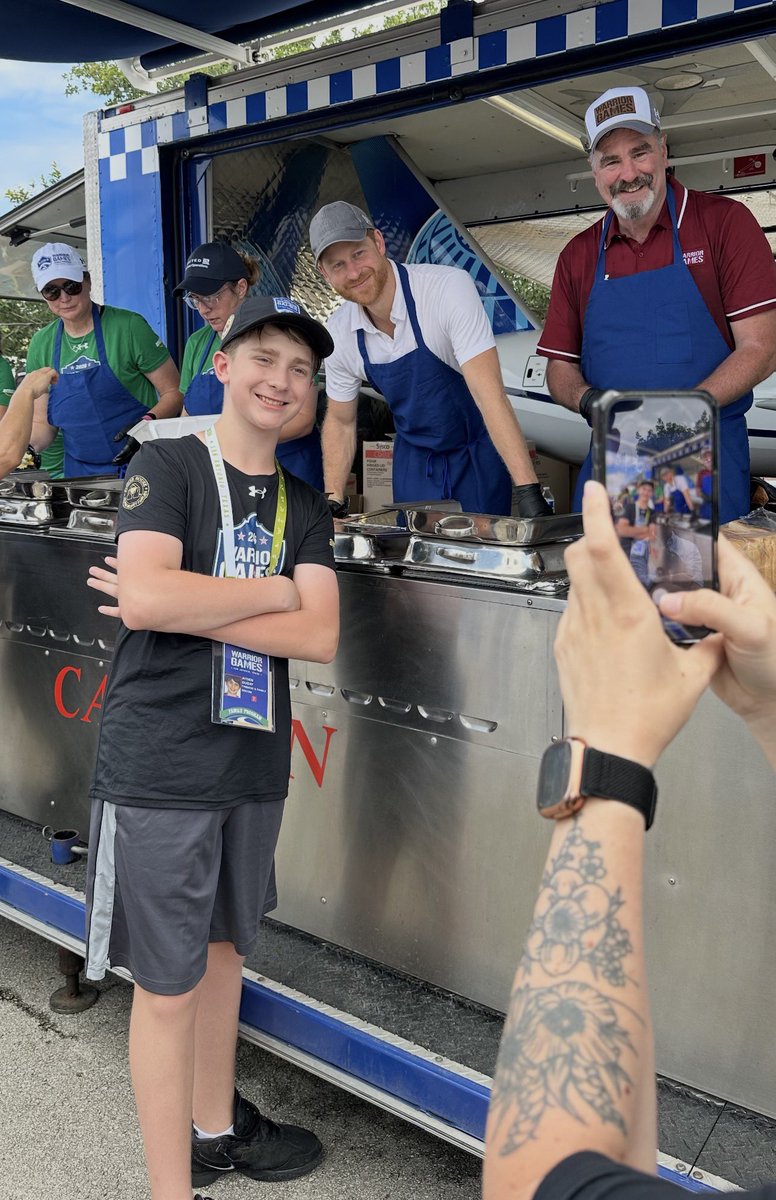 ShakeLS's tweet photo. Prince Harry joining the warrior games and offering help. He is nonstop supporting veteran organisations, supporting the Army and the soldiers. https://t.co/uolwNl2I5i
