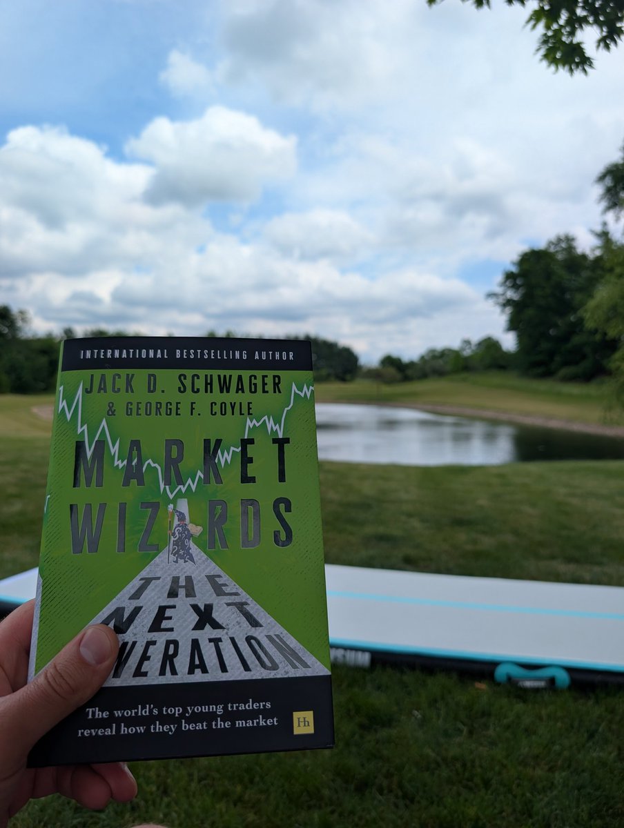 33XCapital's tweet photo. Beautiful Sunday afternoon to sit outside and read the new Market Wizards book - another instant classic - big thanks to @jackschwager &amp; @gfc4 for keeping the series going 🤝 https://t.co/eSd1fZxidO