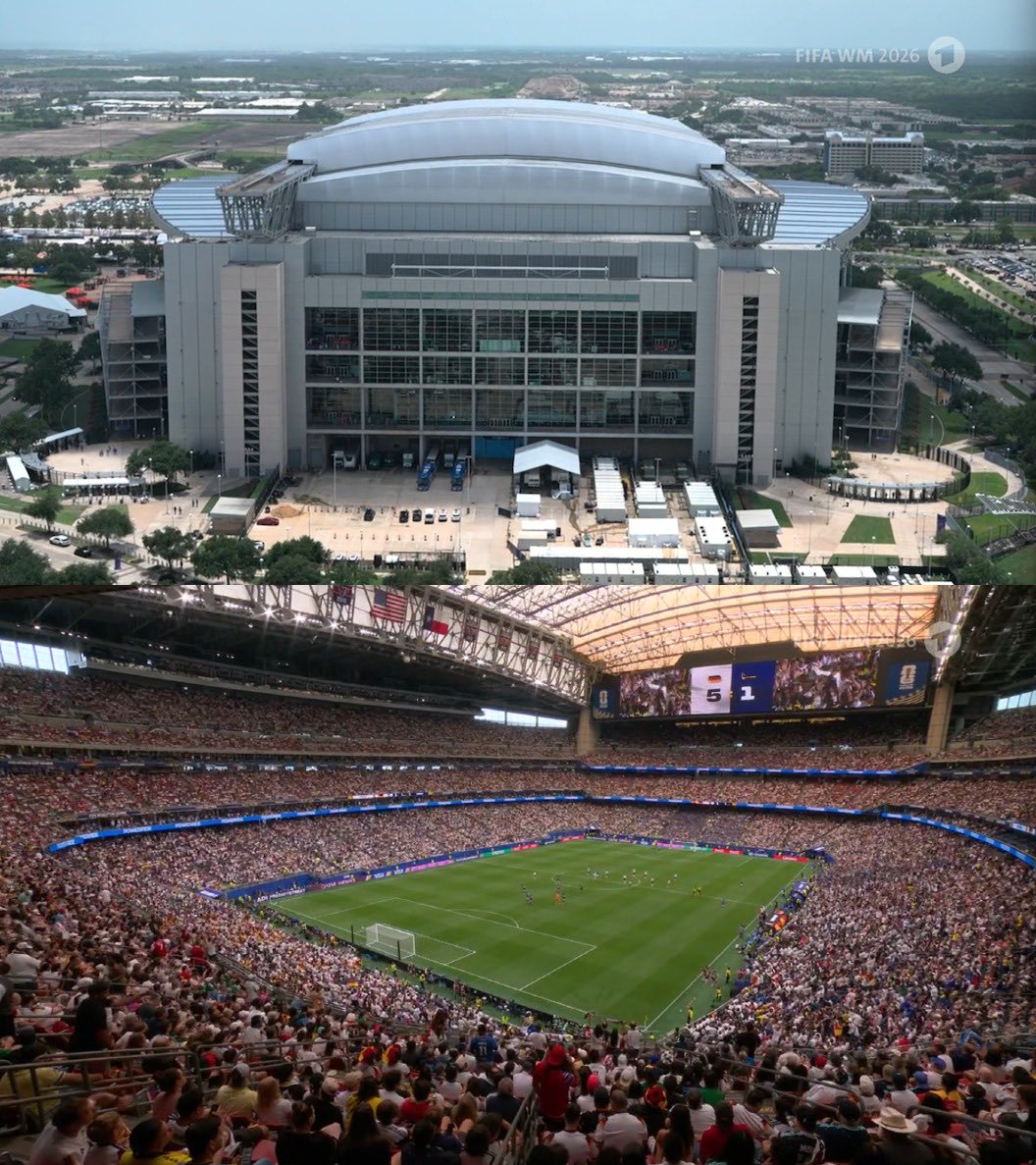 FIFAWCXtra's tweet photo. WHAT A STADIUM!!! https://t.co/u8cpbYKBd9