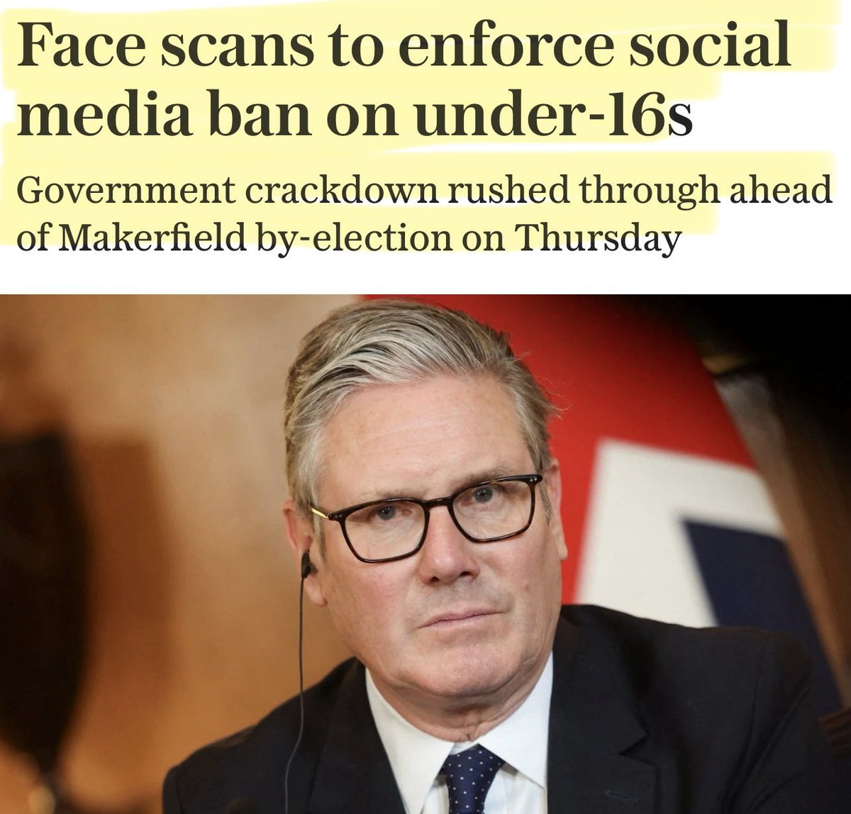 Artemisfornow's tweet photo. 🚨 Can you see we are being played?

Labour BLOCKED age verification for illegal migrants claiming to be children.

Yet now wants British citizens to verify their age to prove they’re not children.

Oh … https://t.co/emiNeJei2K