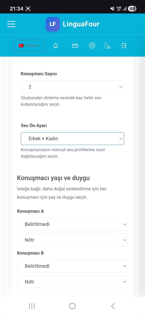watchmen_02's tweet photo. https://t.co/xLOyStkKup da ses kaydı yükleyerek istediğiniz dilde soru üretebilirsiniz. Ya da yapay zekaya konu belirterek ses üretebilirsiniz. Ancak ürettiğimiz ses robotik değildir birden fazla konuşmacı seçebilirsiniz.  #EnglishLearning #language #education #FifaDünyaKupası https://t.co/QO3mH4VMo2