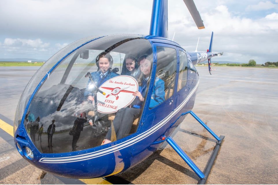 StMarysDerryTD's tweet photo. Looking forward to welcoming the amazing #STEMgirls from @foylecollegeTD @foyle_college to @cityofderryairport for their behind the scenes tour and flight with @cuttingedgeheli 🚁 flight time 12.00! #AmeliaEarhart STEM Challenge 2026 https://t.co/a6dq8OPZkH