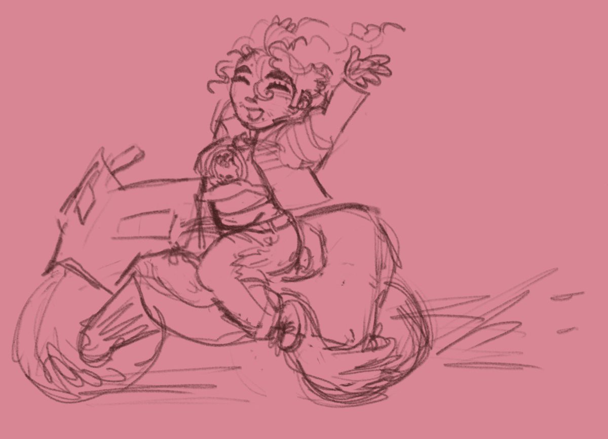 _RONNY_RAYGUN_'s tweet photo. The guy you watched beating three other dudes to a pulp the other night is pulling this pose while going 80 on the freeway, bro…someone stop him…

[Ignore the shit dick bike. I never claimed to be able to draw them.] https://t.co/K05lmEwQLG
