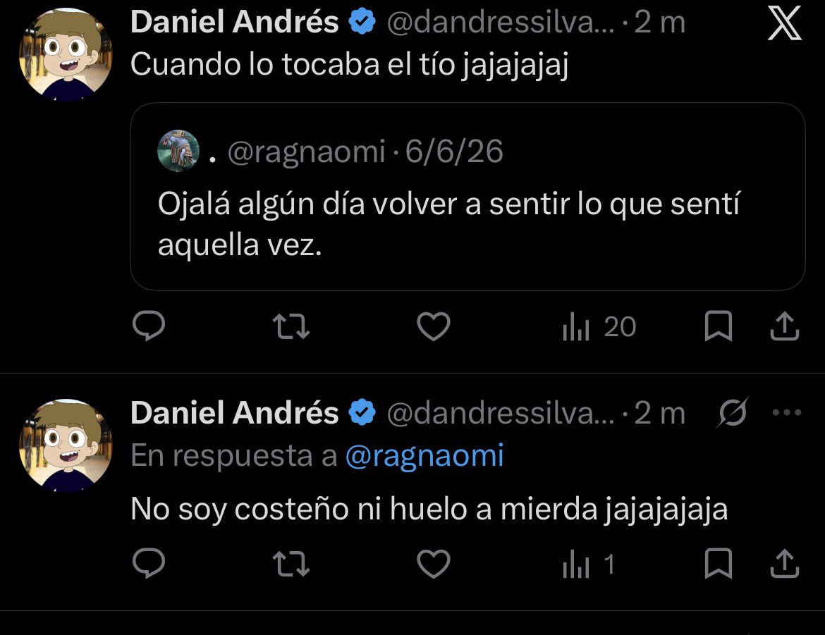 ragnaomi's tweet photo. Me bloqueó el perro hpta cagado de @dandressilva01 jsjsjsjs hasta reviso mi perfil que poca dignidad tiene jsjsjsjsjsjsjs https://t.co/FuqjAvXOl6
