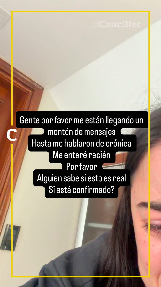elcancillercom's tweet photo. [AHORA] "¿Alguien sabe si está confirmado?": el posteo de "Juli" Savioli, ex pareja de "Gaspi". https://t.co/amxtkiwpt7