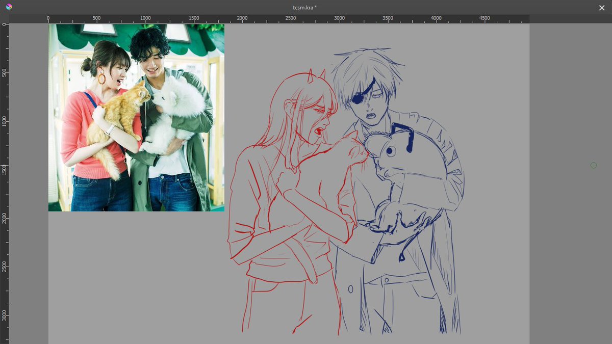 Leynchie_'s tweet photo. #chainsawman wip https://t.co/GfZPjshqpN