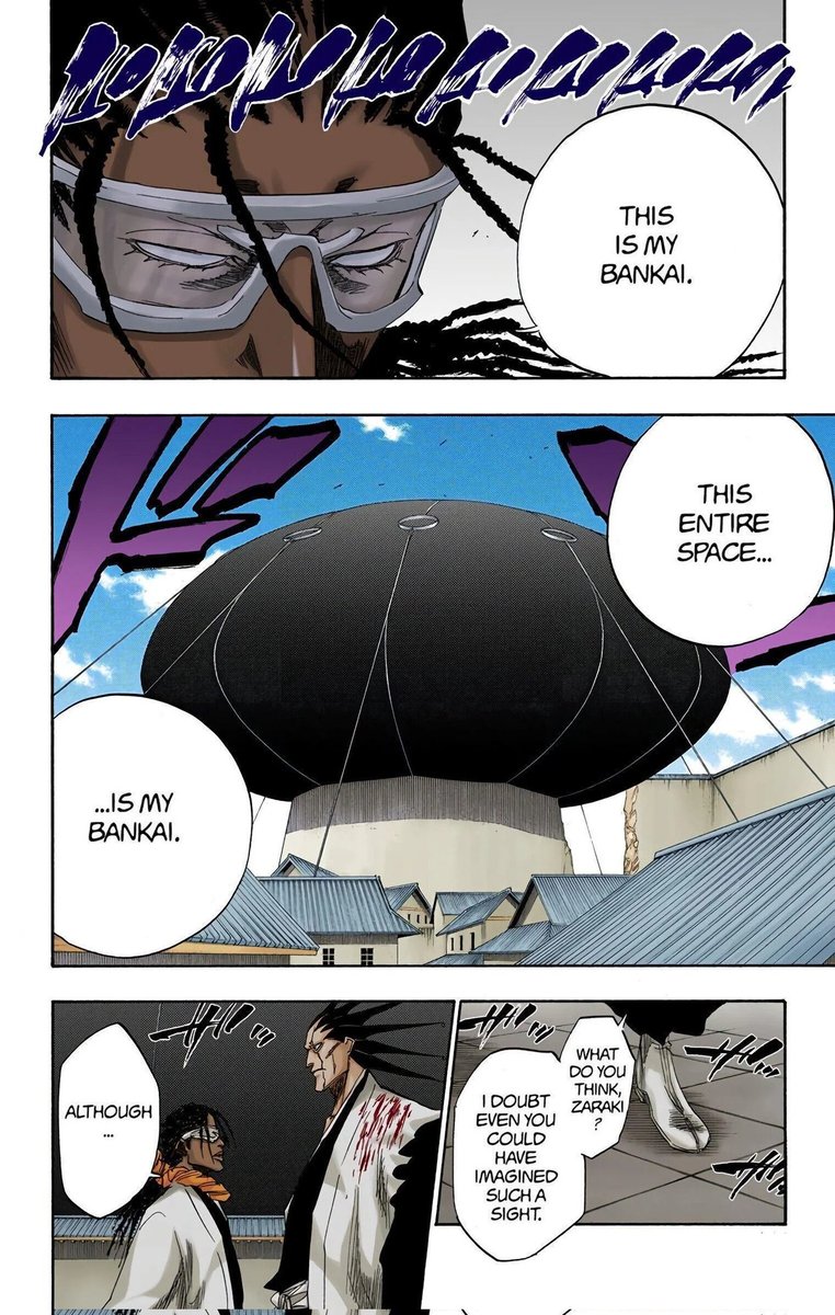 DiceeJohnn24277's tweet photo. Tosen has one of the most unique bankai in the whole series. It just sucks that we only see it once. https://t.co/zNepa0FBow