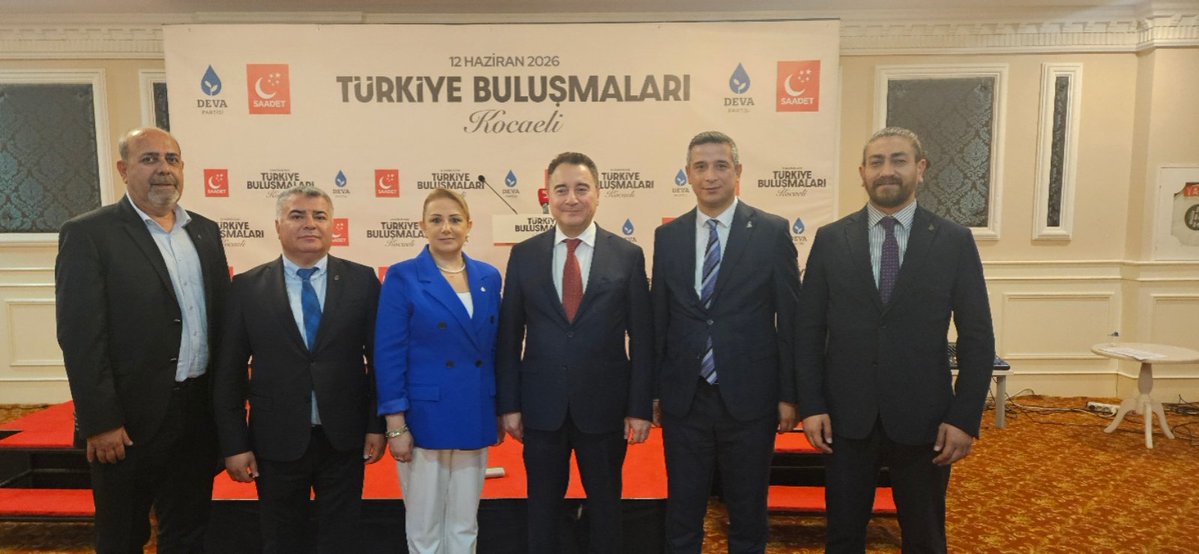 SynHande's tweet photo. Genel Başkanımız Sn. Ali BABACAN ve Saadet Partisi Genel Başkanı Sn. Mahmut ARIKAN Türkiye Buluşması Programı kapsamında ilimizin kıymetli Oda başkanları, STK Başkanları ve İş İnsanları ile bir araya geldiler. Programımıza katılım sağlayan tüm misafirlerimize teşekkürlerimizi sunarız.

@zeynep_sudan  @KadirAbbasioglu
@kocaeliyedeva41 @devapartisi @alibabacan