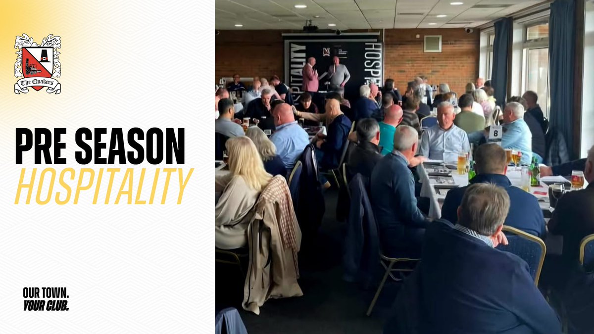 Official_Darlo's tweet photo. Reminder From Turnstile to Top Tier! ✨

First time ever: pre-season hospitality at reduced rates – AND your match ticket + car parking are included in the price! 🎟️🚗

🍽️ Adult Menu – £37.99
• Chicken Supreme in a wholegrain mustard sauce, served with seasonal vegetables and potatoes
or
• Brie, squash, beetroot and truffle-infused tart, served with seasonal vegetables and potatoes

🍽️ Kids Menu – £15.00
• Panko-breaded chicken strips with chips and salad

🍰 Dessert
• White chocolate cheesecake with raspberry coulis

Limited spots – book now ➡️ https://t.co/78X8bIgDvH

#WeAreDarlo #PreSeason #MatchdayHospitality