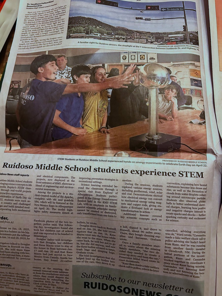 MrsRupley's tweet photo. When you make it in the local news for doing your job! 
🍎 https://t.co/wL31wh7LG3