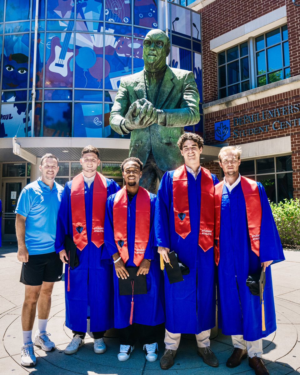 DePaulMSOC's tweet photo. Congrats to our guys on their graduation this weekend 🎓 https://t.co/FW2MeXFZhr