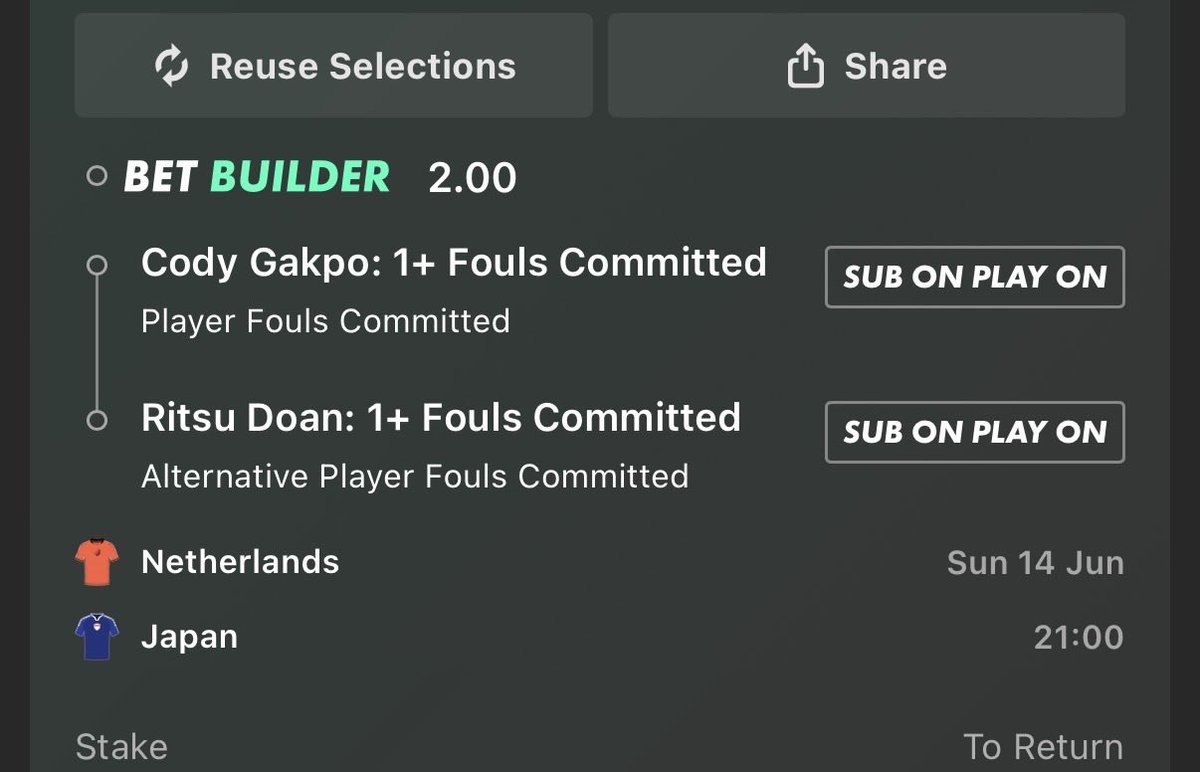 BetterCallGoal's tweet photo. 🏆 WORLD CUP BET - DAY 4 🏆

🇳🇱 Netherlands v Japan 🇯🇵
🚷 Gakpo 1+ fouls committed
🚷 Doan 1+ fouls committed 
📈 Odds: 2.0
💻 Bet365
💰 Stake: 2 units (medium)
⏰ KO: 9:00pm GMT https://t.co/Dk7AuKtjpW