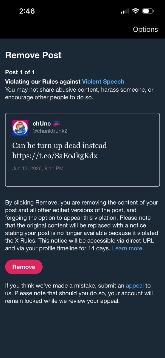 punished chunc tweet media