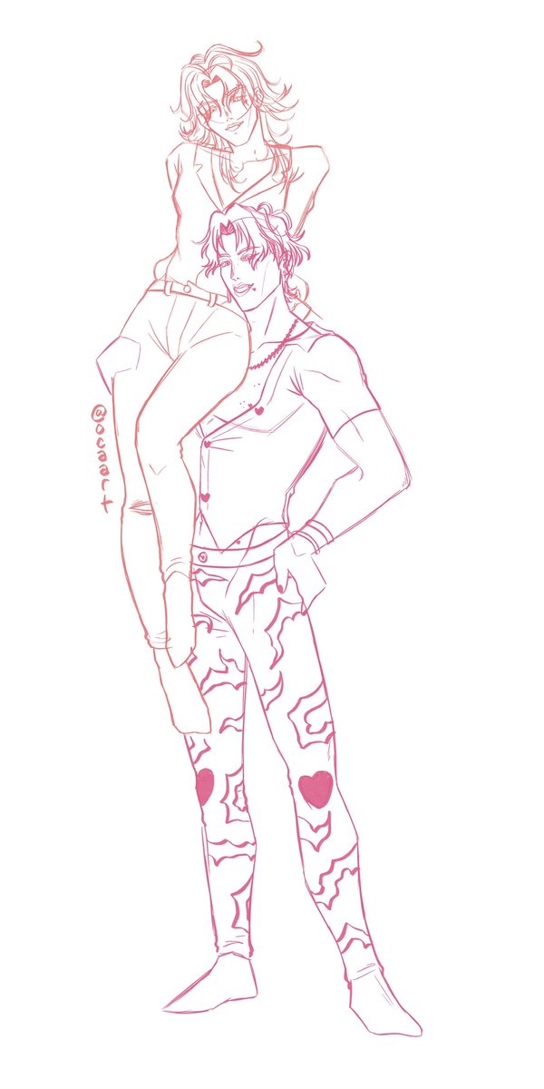 Oca_art's tweet photo. #RomabbyWeek26
Day 7: Free space
Sorry I was late!
I did a body swap kindof thing! Body type, hair length, outfits are a mashup 🥺 Abby's hair was a pain in the ass 😂
#romabby #romancesaja #abbysaja #sajaboys #polysaja https://t.co/quwAwrtoT6
