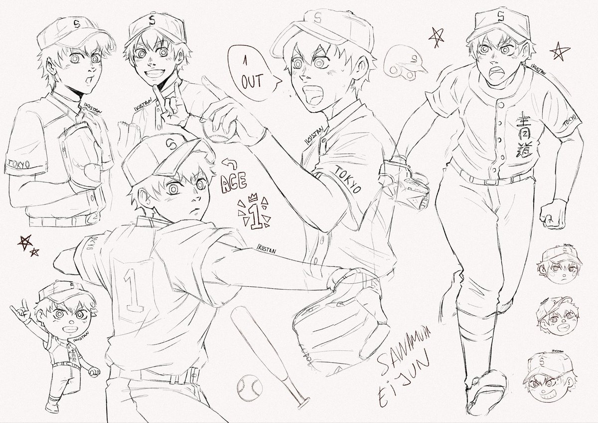 ikusart's tweet photo. Wip
#sawamuraeijun #diamondnoace https://t.co/rSU7VmqS2M