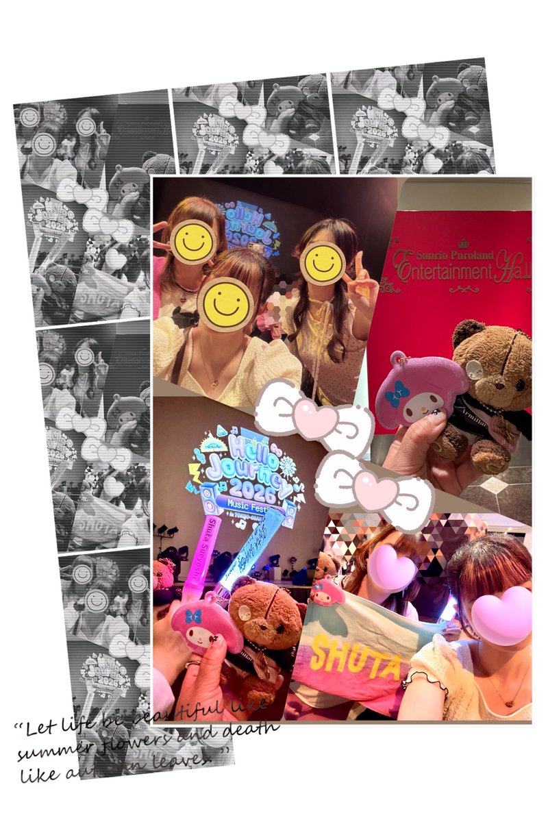 YumitakeSS's tweet photo. 初ピューロランドでした✨️
連れてきてくれてありがとう🥰

やっぱりLIVEのShutaは最高だよ〜🙌
ほんっとに楽しかった〜😆
アガまくりセトリも神～✨️💕

サンリオキャラクターとのコラボも
可愛すぎました😍

楽しくて幸せな時間をありがとう❣️

#Hellojourney2026
#ShutaSueyoshi
@SHUUTY_ss https://t.co/itsLSLRGiI