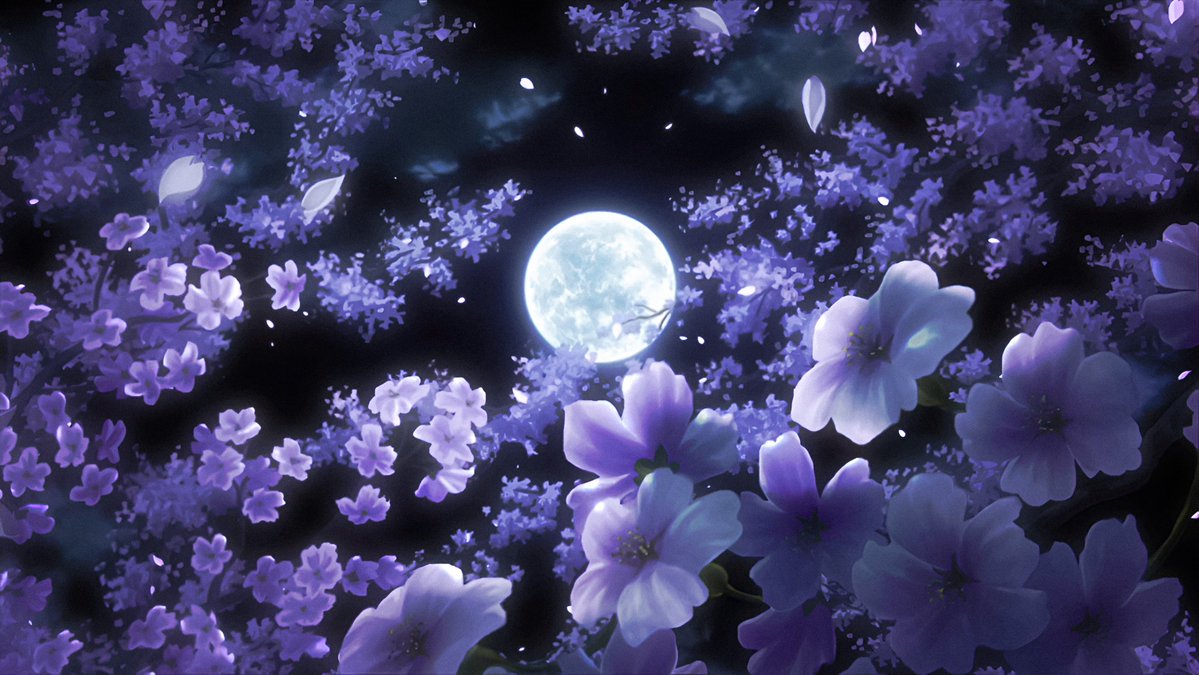 gardenofcolours's tweet photo. moon in anime. https://t.co/y4nQjSWnaN