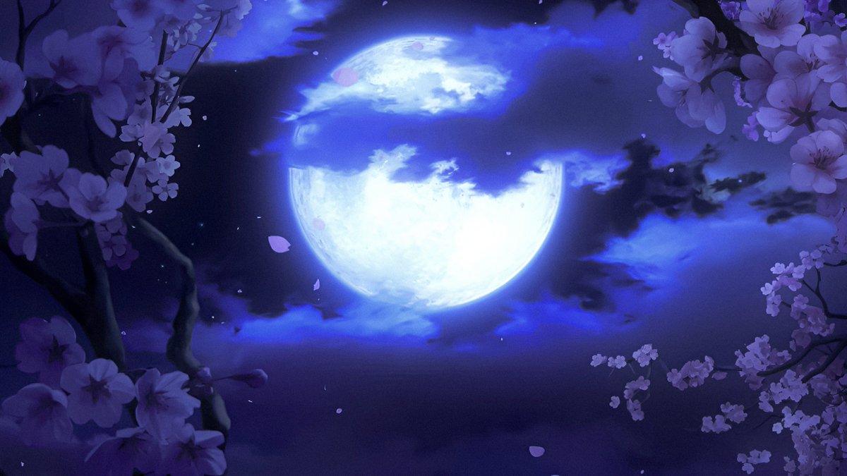 gardenofcolours's tweet photo. moon in anime. https://t.co/y4nQjSWnaN