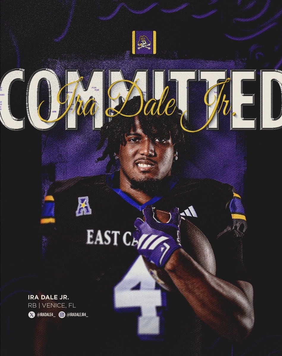 john_p34's tweet photo. Super excited and I know @larryDshannon is as well.  27 years coaching and it’s our first guy to go to ECU @iradale4_ https://t.co/zdxbl0re0L