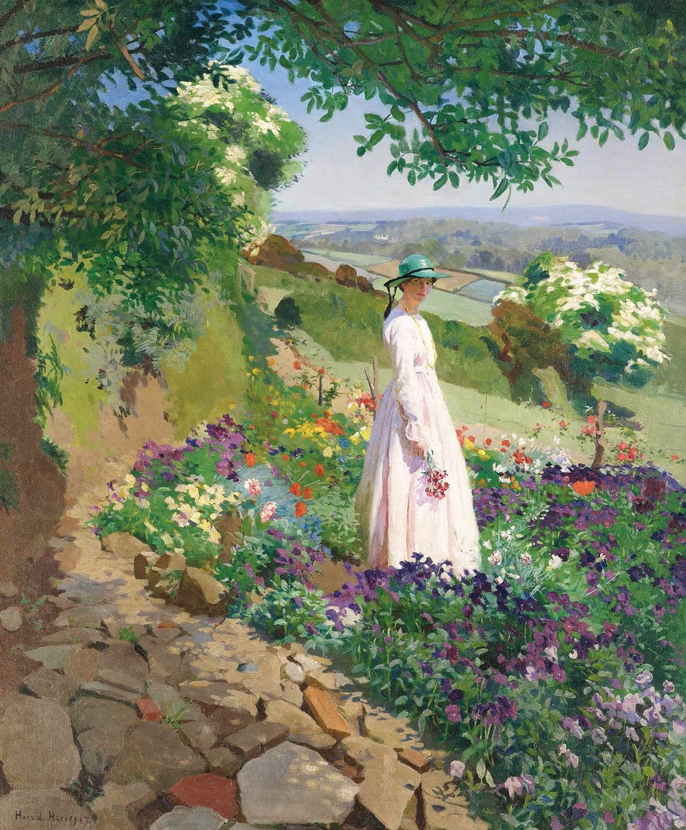 Ay_Blinkin's tweet photo. Summer (1917) by Harold C. Harvey https://t.co/HBCWpQOv4H