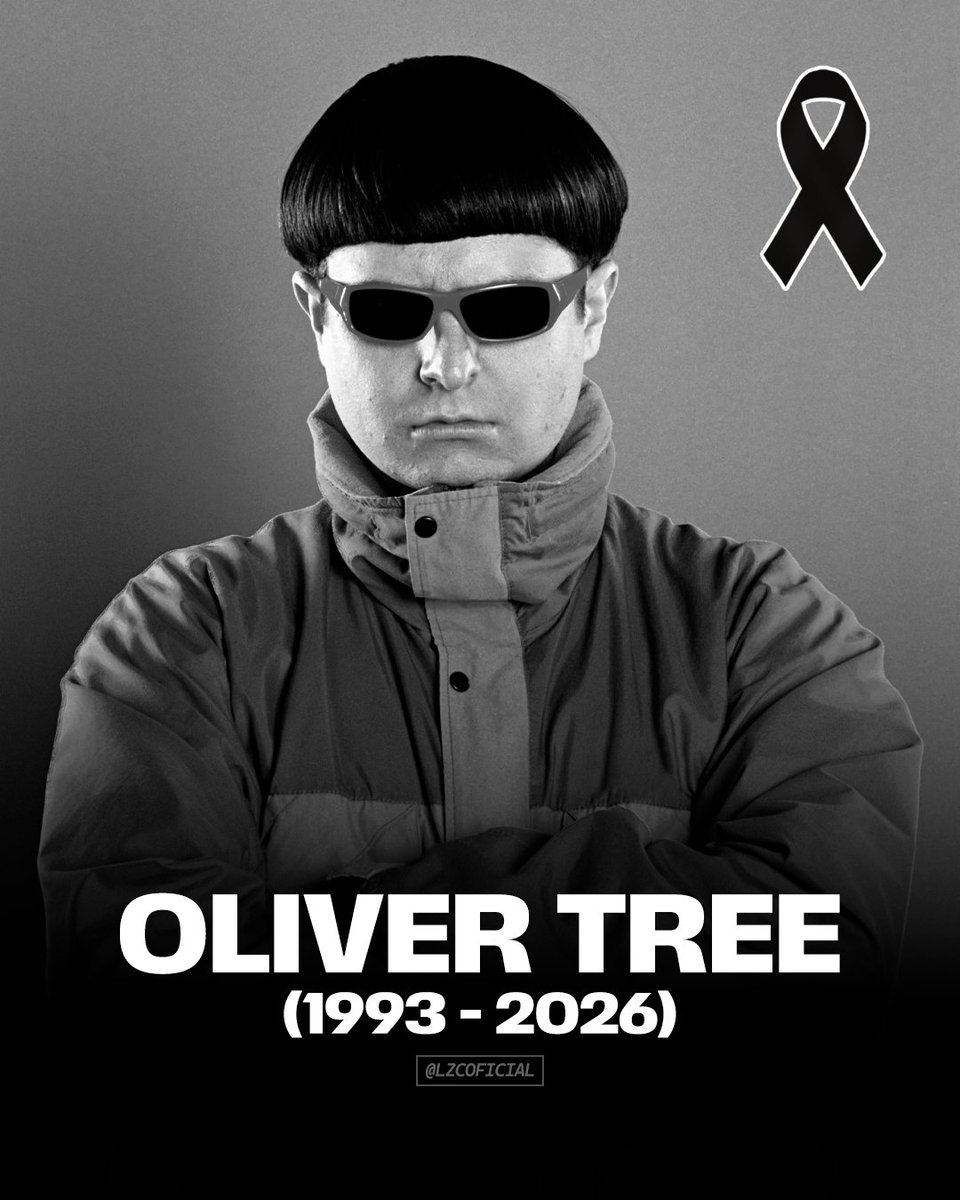 LZCOficial's tweet photo. El día de hoy lamentamos informar que Oliver Tree, cantante y compositor, y Gaspar Prim, youtuber argentino, fallecieron en un accidente aéreo en Río de Janeiro, junto con cuatro pasajeros más. 

Oliver Tree fue reconocido internacionalmente por canciones como 'Life Goes On', 'Miss You', 'Cowboys Don't Cry' entre otras, además por sus colaboraciones con David Guetta, Robin Schulz, Diplo y Killer Mike y sus apariciones en shows de TV como Royal Crackers. 
 
Gaspi fue conocido por su humor irreverente en redes sociales, además de haber participado en La Velada del Año de 2025.

Descansen en paz.