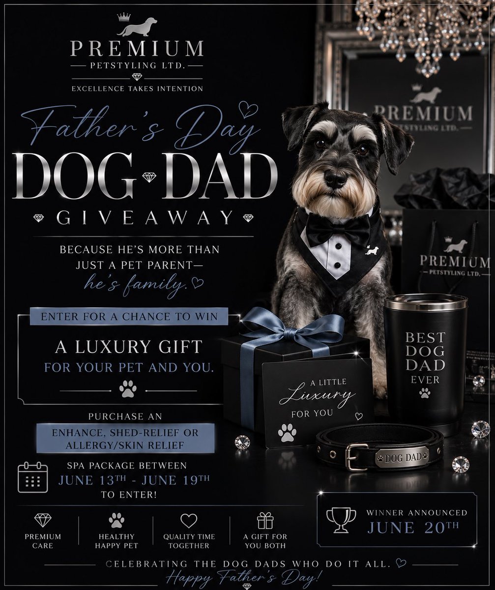 StylingPet's tweet photo. Celebrating Dog Dads! 👔
#edmontondogs #yeg #clientappreciation https://t.co/XSTbVBdsDp