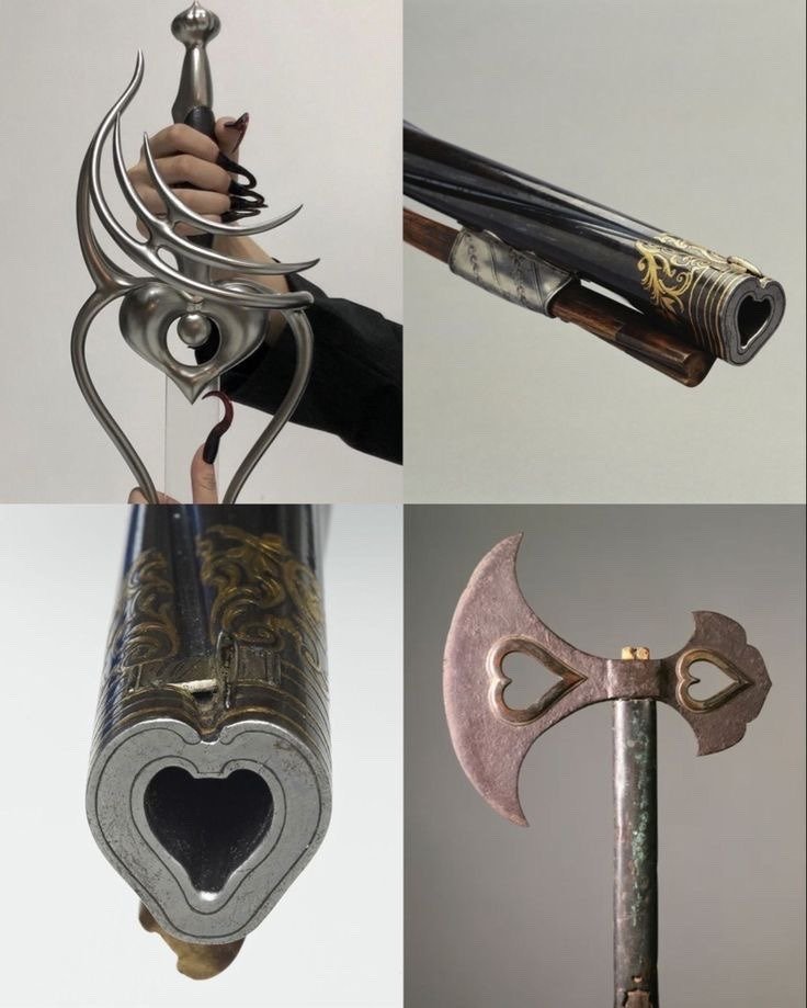 LeoDaVinciWave's tweet photo. Crafted by Walster in 1765, this heart-bore rifle and the “La Lune” sword prove some weapons were true works of art. https://t.co/seWzNDLVeo