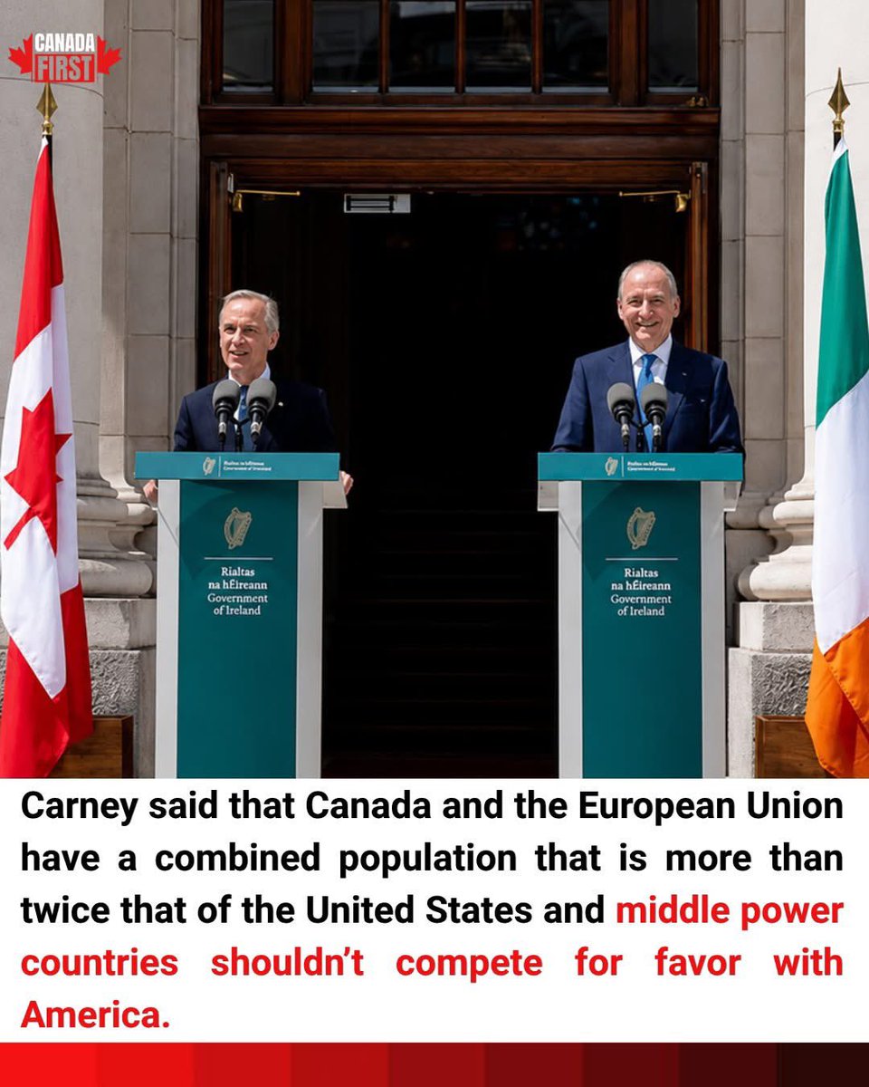 peepeeLEpuke's tweet photo. Now that’s a leader

Way to go Carney https://t.co/uqF5NaXXkf