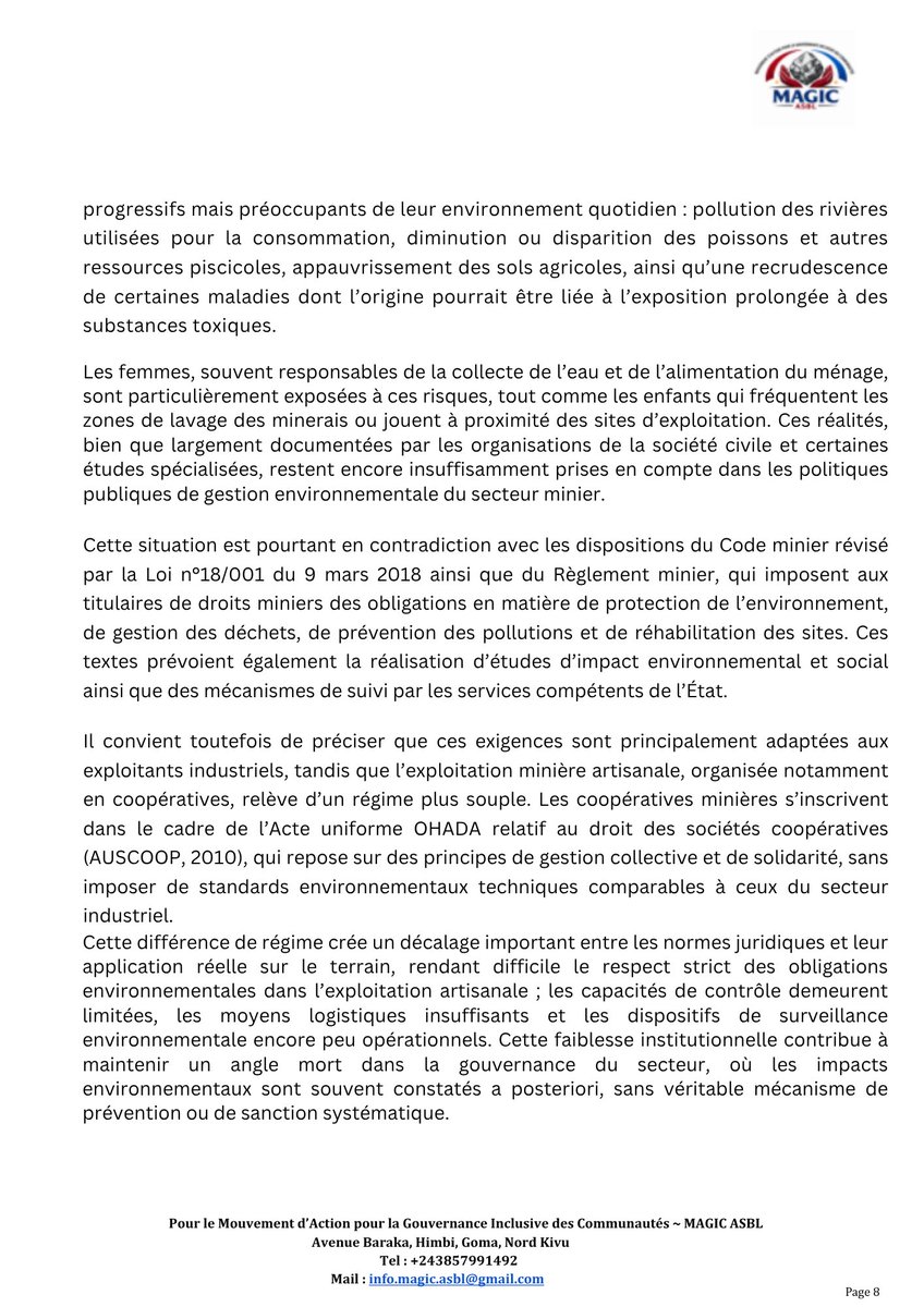 MagicAsbl's tweet photo. Voir la suite……

#USAID #gattrn #IPis #ministeremine 
#usaid #giz, #gattRN, #IPis , #ministeremine , #présidencerdc,#profkande, #gouvLualaba, #sakima , #ministeredeformationprofessionnelleetmétiers, #SAEMAPE, #codeminier , #universitédefribourg https://t.co/i2NovNxXXp