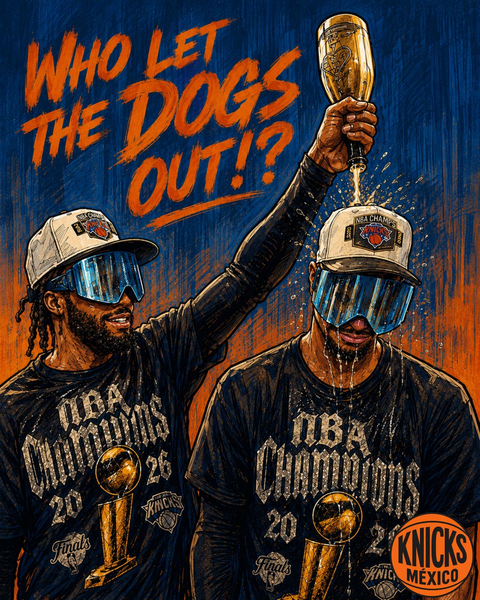 Knicks_Mexico's tweet photo. Job finished 🍾 
#AlwaysKnicks https://t.co/bIyBHgR3qH