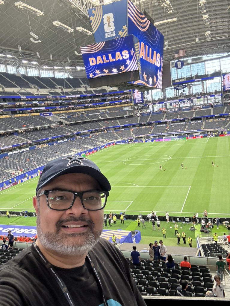 WHR177's tweet photo. Japan vs Netherland!!! History being made @ATTStadium #FIFA @FIFAWorldCup @dallascowboys @visit_arlington @CityOfArlington https://t.co/o9Jac4jE1k