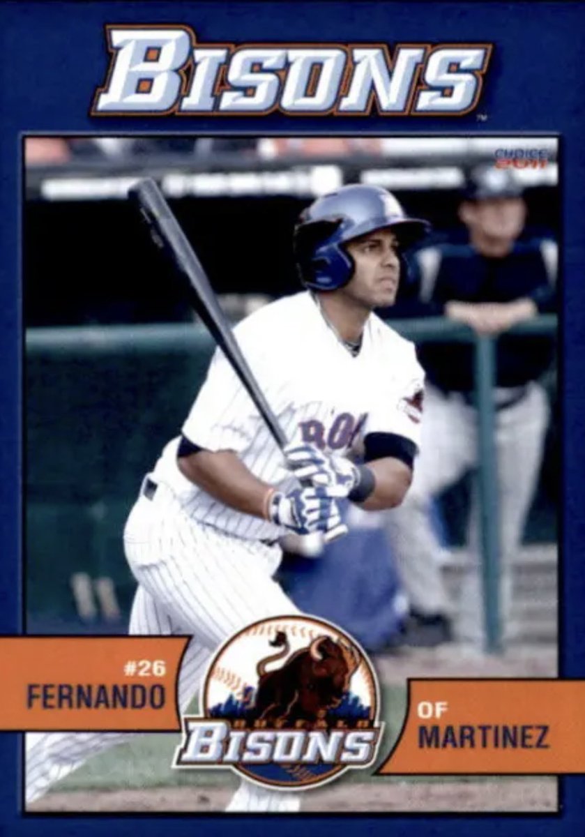 HERDchronicles's tweet photo. #OTD in 2010, Fernando Martínez hit a walk-off grand slam in #Buffalo’s 7-6 win over Lehigh Valley. Josh Thole went 3-for-3 with a home run, double, walk, and an RBI in the #Bisons big comeback win. https://t.co/rA0pb7Sj14